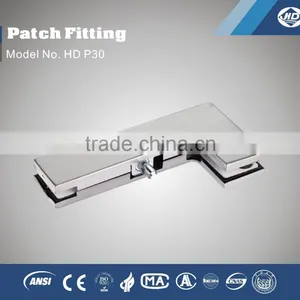 L Style Glass Door Patch Fitting Made in China thumbnail-1