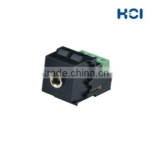 RCA S-Video TRS 3.5mm Stereo Audio to Screw Terminal A/V Jack thumbnail-5