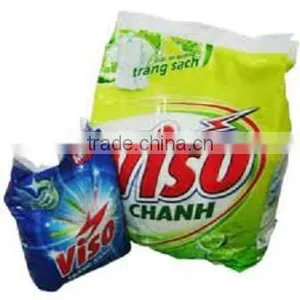 LIGHT WHITE WASHING POWDER WHITE ORCHID & LILY FLAVOUR BAG 3KG/VISO LAUNDRY WASHING POWDER/VISO DETERGENT POWDER thumbnail-1