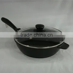 Super Saute Pan With Glass Lid, Heavy Duty thumbnail-2