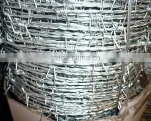 Galvanized / Pvc Coated Barbed Wire Price per Ton thumbnail-3