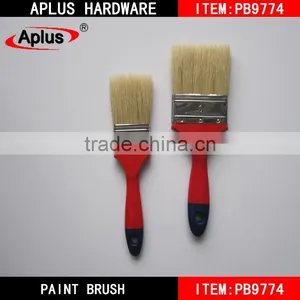 Wooden Handle Cheap Boiled Bristle Paint Brushes Paint Set Decorative Paint Tools thumbnail-1