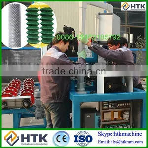 Automatic Stadium Fence Diamond Wire Mesh Making Machine Supplier thumbnail-5