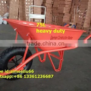 Building Metal Wheelbarrow 75L With Pneumatic Tire thumbnail-3