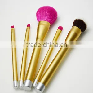 Rose Gold Handle Free Sample Cosmetics Makeup Goat Hair Makeup Brush thumbnail-1