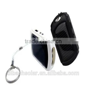 Solar Power Flashing USB Keychain Mini Usb Charger 3LED Emergency Light thumbnail-4