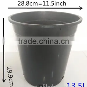 Black Gallon Pot 1#2#5# for Nursery Garden Plastic Planter Flowerpot thumbnail-4