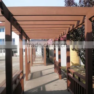 Outdoor Long Life Garden Wpc Pergola Waterproof Wood Plastic Composite Pergola Wpc thumbnail-6