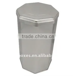 Factory Directly Tin Can Plain Black Tea Caddy Tin thumbnail-1