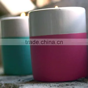 Colour Dipped Tea Light Holder thumbnail-1