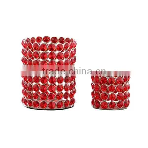 Gold Crystal Tea Light Holder,crystal Tea Light Votive,crystal Candle Holder for Wedding Table & Gift thumbnail-4