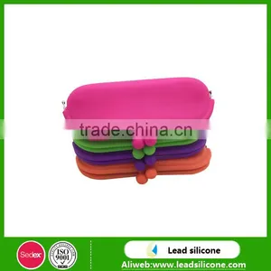 Candy Color Silicone Hand Bag Fashionable Silicone Wallet Bag thumbnail-1