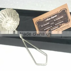 Filter Tea With Silver Plating Finish High Quality Long Strainer thumbnail-1