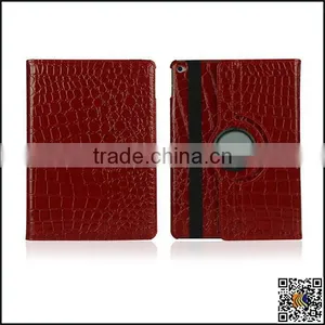 Crocodile Pattern Leather Case Flip Leather Case Protective Whirl Covers for Ipad Air2 thumbnail-4