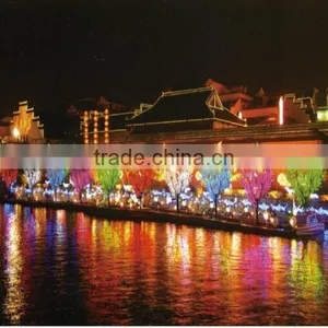 Q123011 Led Peony Flower Tree Light Garden Decoration Outdoor Led Tree thumbnail-3