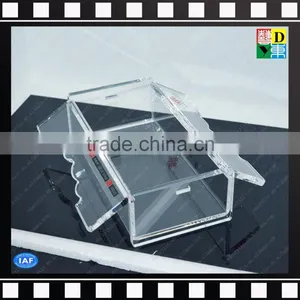 High Quality Clear Acrylic Tissue Box Napkin Holder thumbnail-2