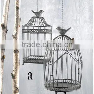 Vintage Bird Cages for Weddings , Garden Decor Metal Bird Cages, Fancy Bird Cages, Wedding Bird Cages, Wedding Favors thumbnail-1