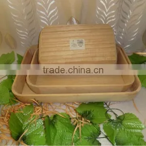 Wood Serving Tray With Different Size thumbnail-1