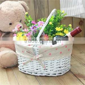 Wholesale Handmade ECO-friendly Home and Garden Decoration Flower Basket thumbnail-1