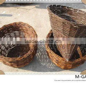 Wicker Flowerpot for Garden Decoration & Willow Flower Basket thumbnail-5