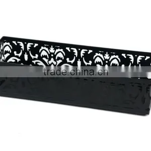 Fashional Punched Design Metal Office Desk Storage Basket thumbnail-2