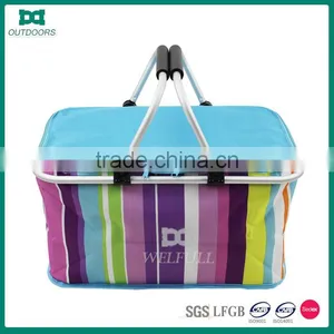 Folding Custom Picnic Basket Insulated thumbnail-3