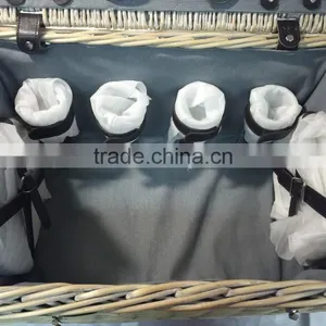 Wholesale High Quality Cheap Luxury Wicker Personalized Disposable Empty Mini Picnic Basket thumbnail-5