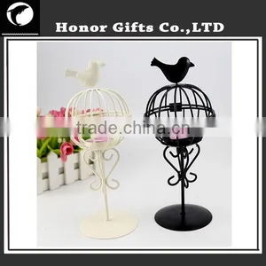 Popular Iron Craft Handmade Cheaper Bird Nest Candle Holder thumbnail-4