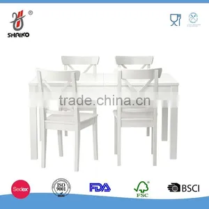 5-Piece Dining Set ,Solid Wood Table With 4 Side Chairs thumbnail-5