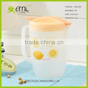 High Quality Plastic Hot and Cold Water Juice Bottle Cold Kettle With Lid thumbnail-4