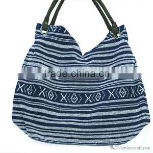 Ethnic Pattern Handbag, Handmade in Vietnam thumbnail-2
