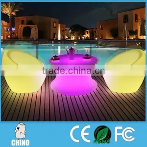 Plastic Bar Furniture Led Chair Lighted Glowing Led Chair Sofa thumbnail-1
