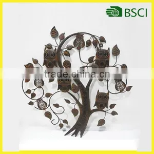 64810 Cheap Popular Owl Cast Iron Wall Decoration thumbnail-1