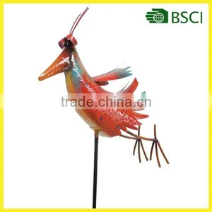 YS15415 Bird Garden Stick Metal Craft for Garden Decoration thumbnail-1
