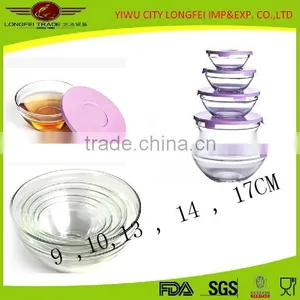 Tableware Transparent Salad Bowl Set thumbnail-1
