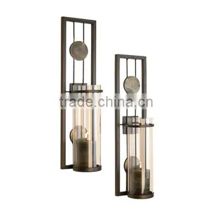 Metal Candle Sconce For Home Decoration Candle Holder thumbnail-1