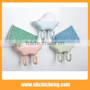 Hanging Sponge Holder Soap Dispenser With Sponge Holde thumbnail-1