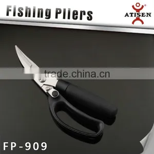 Hot Sale Stainless Steel Fishing Shears With Soft Grip Rubber Handle thumbnail-3
