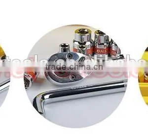 13pcs Socket Set Ratchet Wrench (1/2" ) CRV Tools Set for Auto Repair thumbnail-4