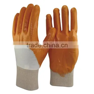 NMSAFETY 100% Cotton Industril Heavy Duty Nitrile Coated Glove thumbnail-1