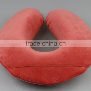 Velvet Cover Personalized Travel Neck Pillow thumbnail-1