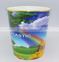 Colorful Household PP Materical Plastic Trash Bin thumbnail-1