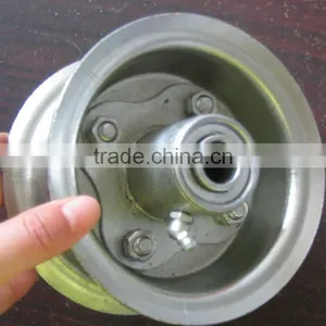 Wheels Steel Rim for Wheelbarrow With Two Ball Bearing thumbnail-3