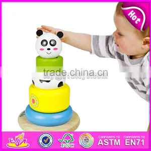 Best Children Educational Toys Wooden Stacking Rings for Sale W13D147 thumbnail-6