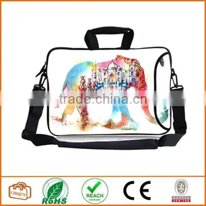 Elephant Neoprene Laptop Shoulder HandBag,TsuiWah(TM)12" 12.1" 12.5"13" 13.3" 13.4" Inch Laptop Notebook Computer Shoulder Bag thumbnail-1