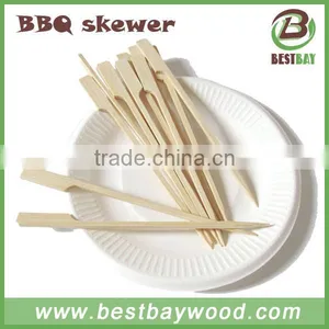 Factory Direct Sell Flag Shape Bamboo Paddle Skewer 15cm thumbnail-2