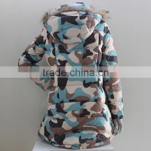 Outdoor Hunting Clothing Ladies Long Padded Coat Waterproof Jacket Down Quilted Jackets Women 2017 thumbnail-5