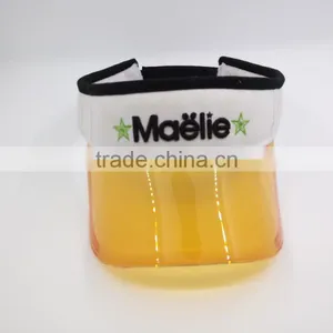Costum Cheap Plastic Sun Visor Cap thumbnail-4