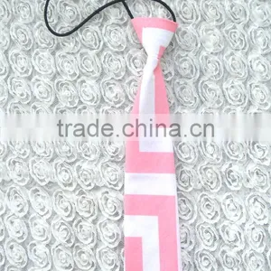 Hot Sale Soft Baby Ties Black and White Classic Chevron Boy Ties thumbnail-3