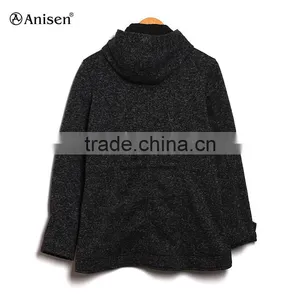 Wholesale Sweater Fleece Custom Women Jacket thumbnail-2